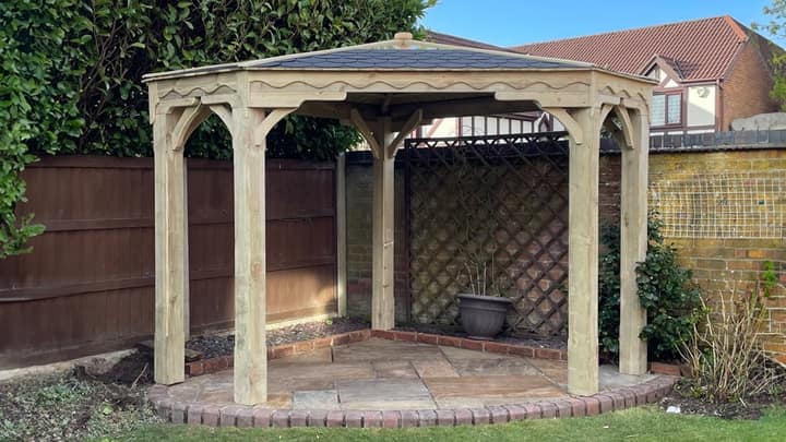 Timber gazebo
