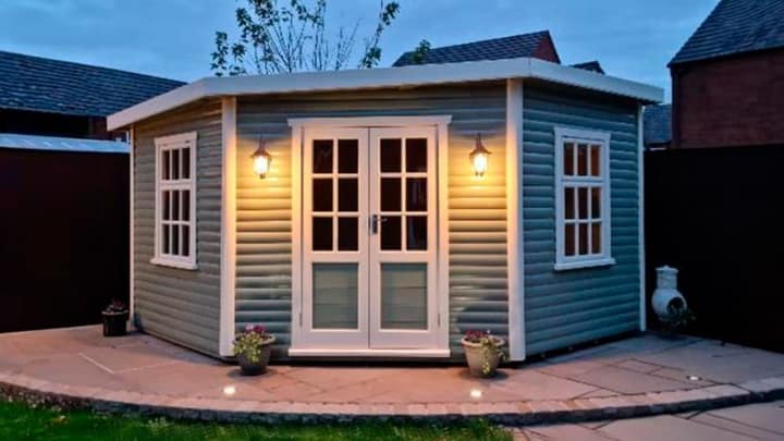 Classic Pent Corner Summer Houses